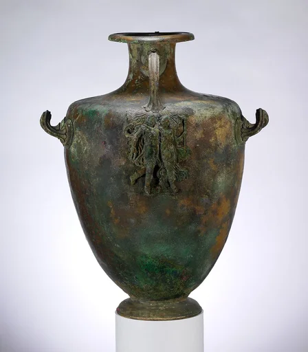Bronze hydria (water jar)