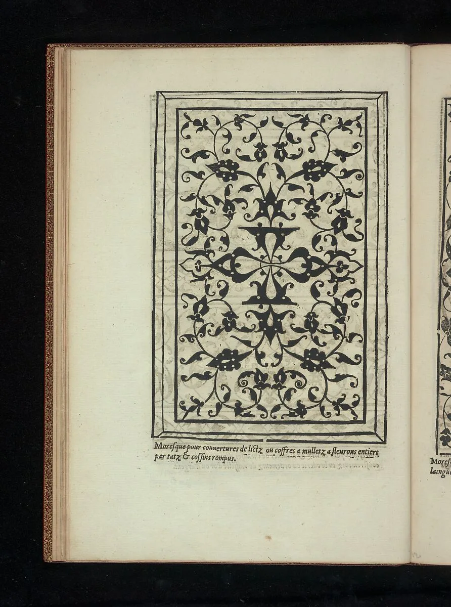 Livre de Moresques, page 12 (verso) — Hiérosme de Gormont|Cornelis Bos|Francesco di Pellegrino
