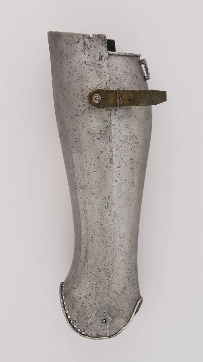 Pair of Greaves (Lower Leg Defenses) — Unknown