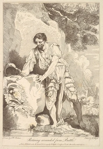 Retiring Wounded from Battle