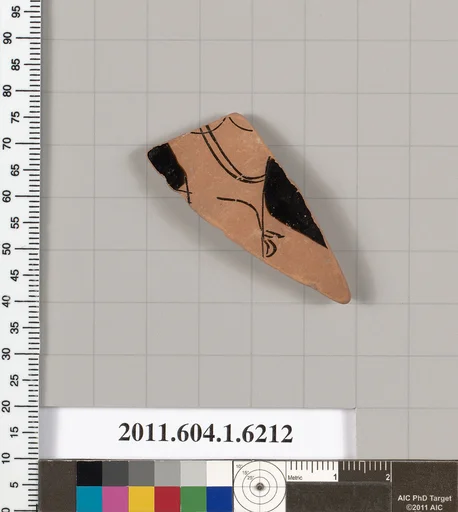 Terracotta fragment of a kylix (drinking cup)