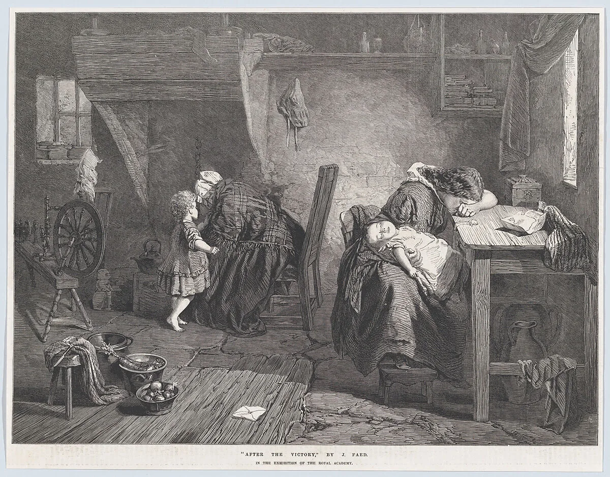 After the Victory, from "Illustrated London News" — Richard Principal Leitch|John Faed