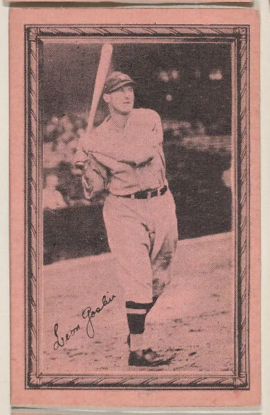 Leon Goslin Baseball card (W553) — Unknown