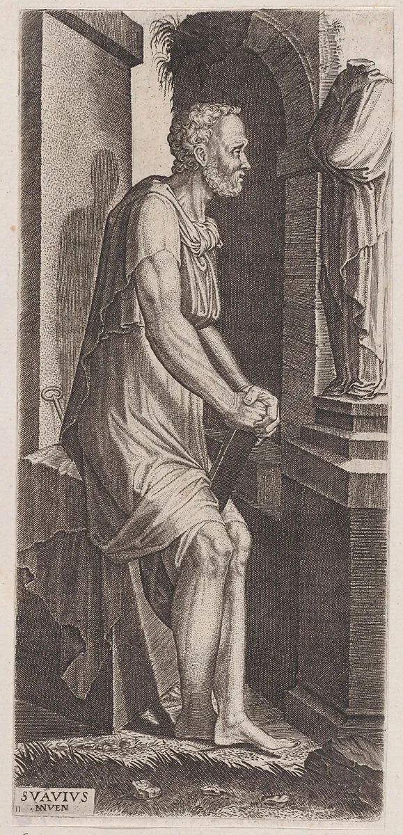 St. Peter, from Christ, the Twelve Apostles and St. Paul — Lambert Suavius
