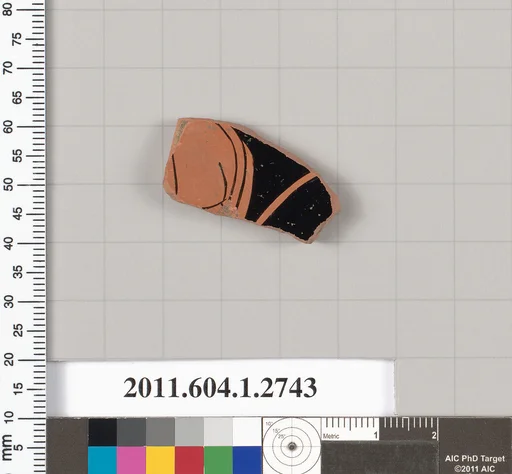 Terracotta fragment of a kylix (drinking cup)