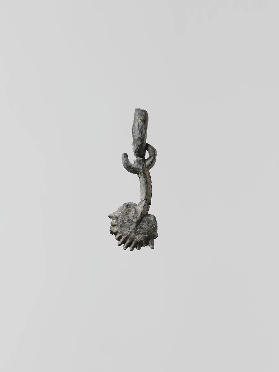 Lead ornament, perhaps vegetal — Unknown