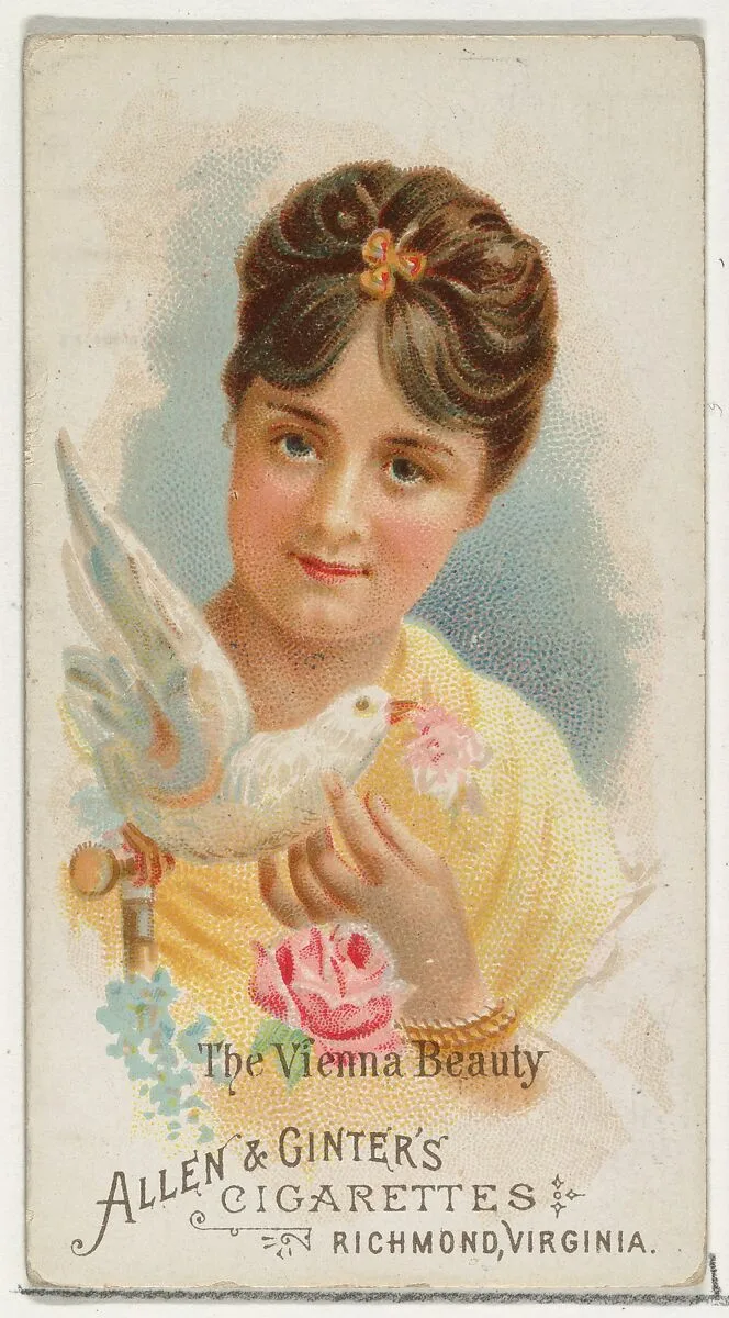 The Vienna Beauty, from World's Beauties, Series 1 (N26) for Allen & Ginter Cigarettes — Allen & Ginter