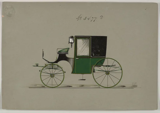 Design for Brougham, no. 3477a
