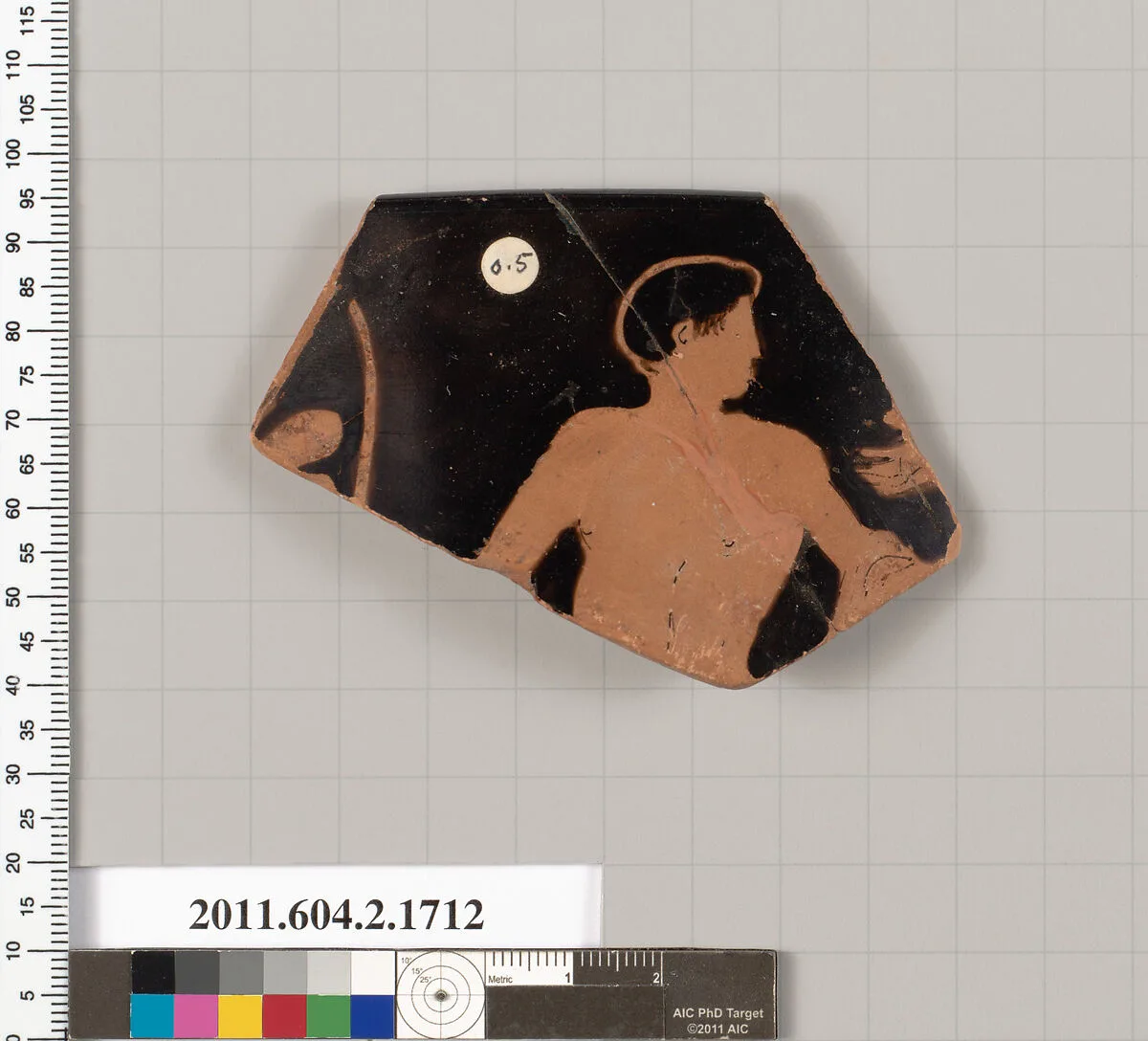 Terracotta rim fragment of a skyphos (deep drinking cup) — Unknown