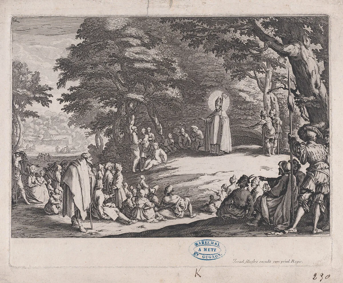 Saint Amond, St. Nicholas, or St. Séverin — Jacques Callot|Israel Silvestre