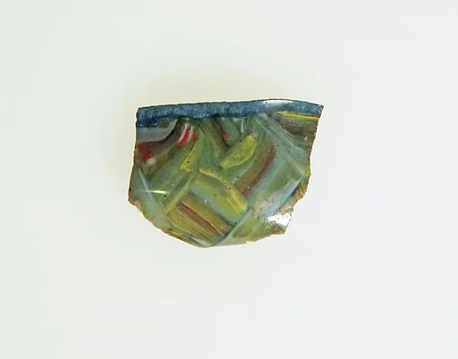 Glass mosaic bowl fragment