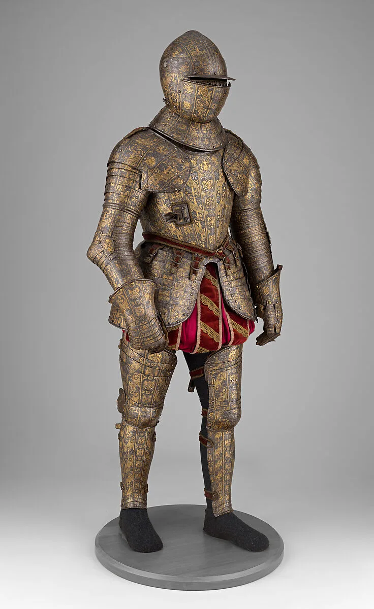 Armor with Matching Shaffron and Saddle Plates — Unknown