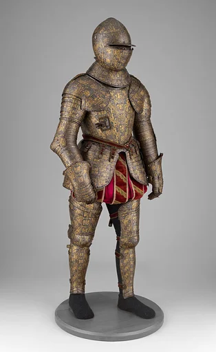 Armor with Matching Shaffron and Saddle Plates