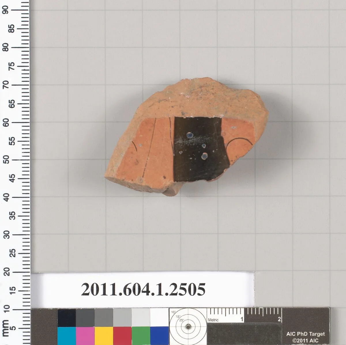 Terracotta fragment of a kylix (drinking cup) — Unknown