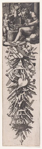 Vulcan Forging the Wings of Cupid