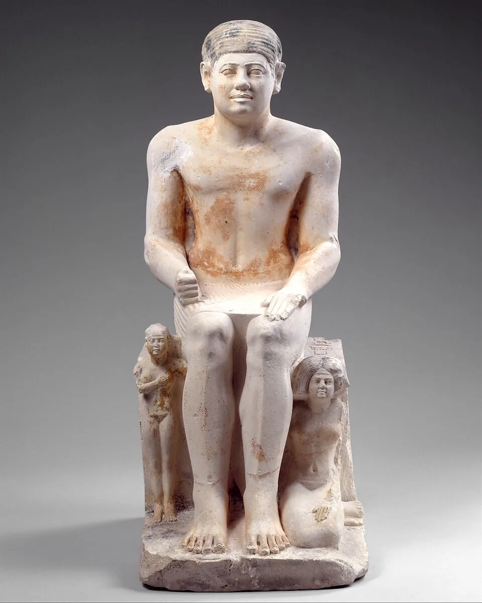 Nikare with his Wife and Daughter — Unknown