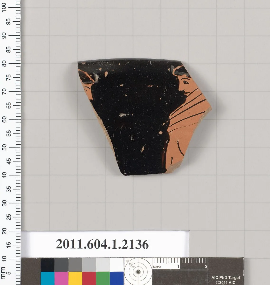 Terracotta rim fragment of a kylix (drinking cup) — Unknown