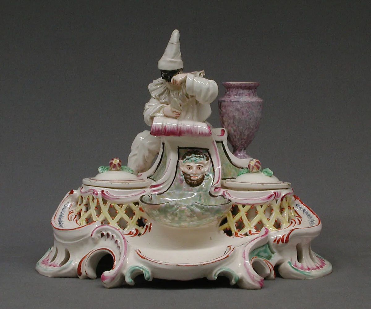 Inkstand — Royal Porcelain Manufactory, Naples