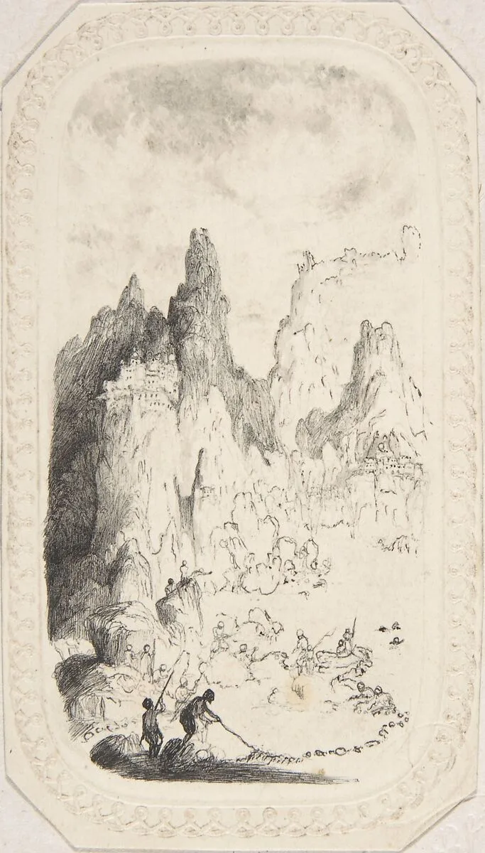 Castles on Mountains — Rodolphe Bresdin