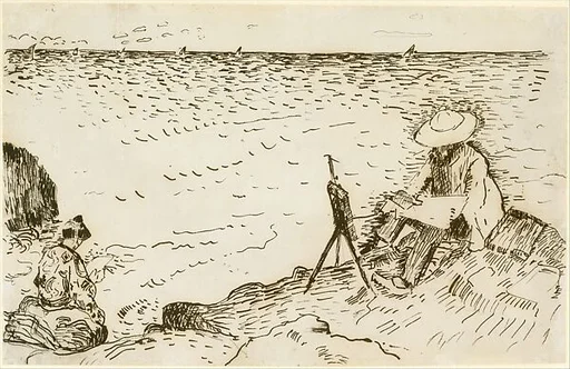 Matisse and His Wife at Collioure