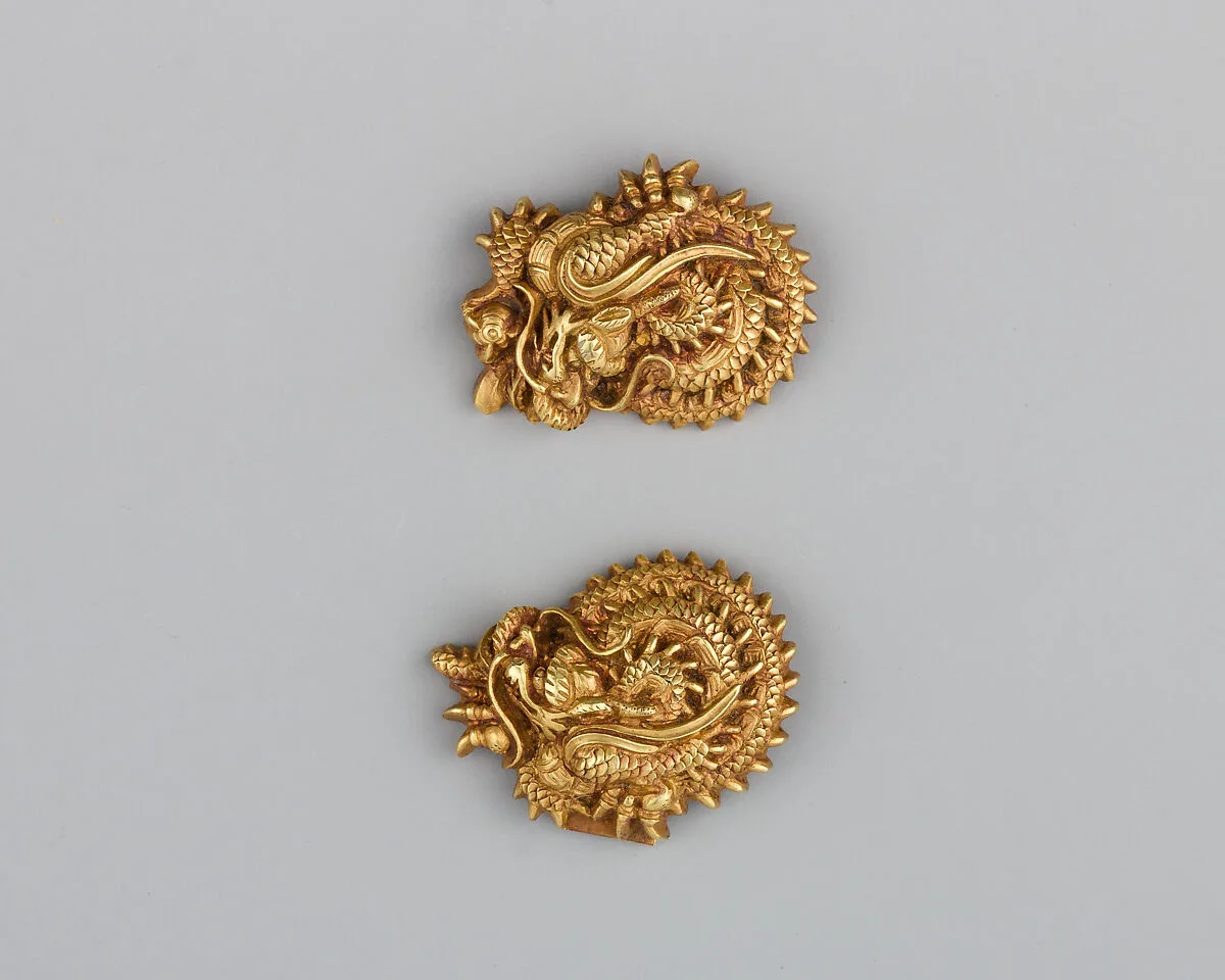 Pair of Sword-Grip Ornaments (Menuki) — Unknown