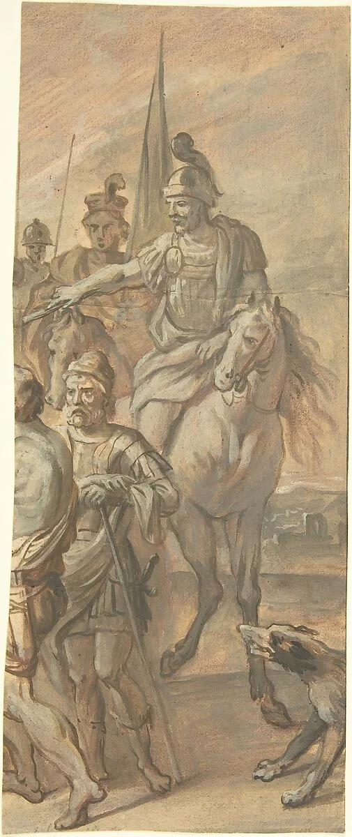 Scene from the Life of Saint Bartholomew (fragment) — Erasmus Quellinus
