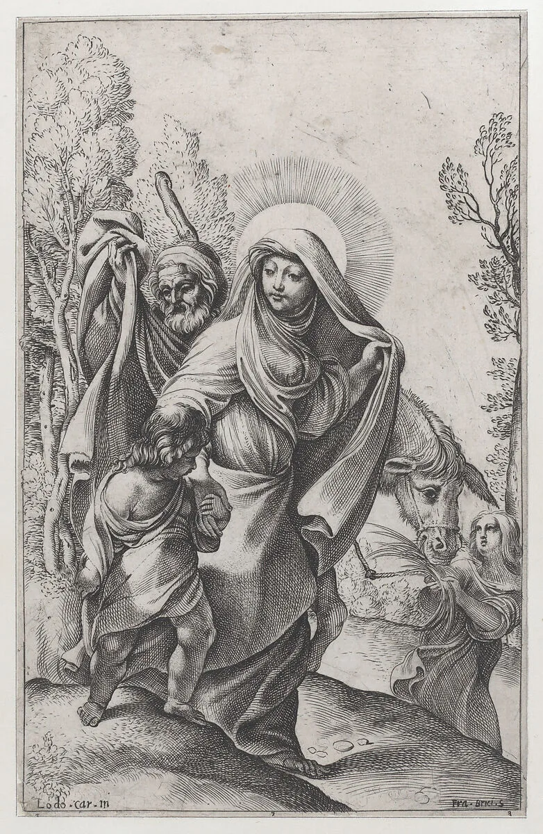 The Return from Egypt — Ludovico Carracci|Francesco Brizio