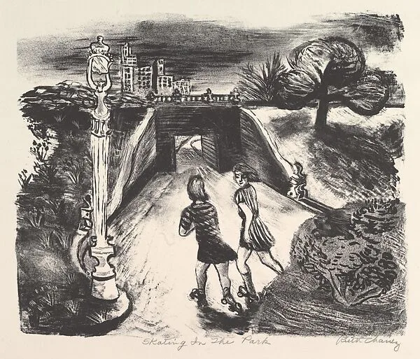 Skating In The Park — Ruth Chaney|WPA