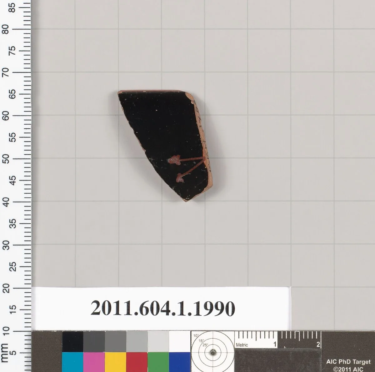 Terracotta rim fragment of a kylix (drinking cup) — Unknown