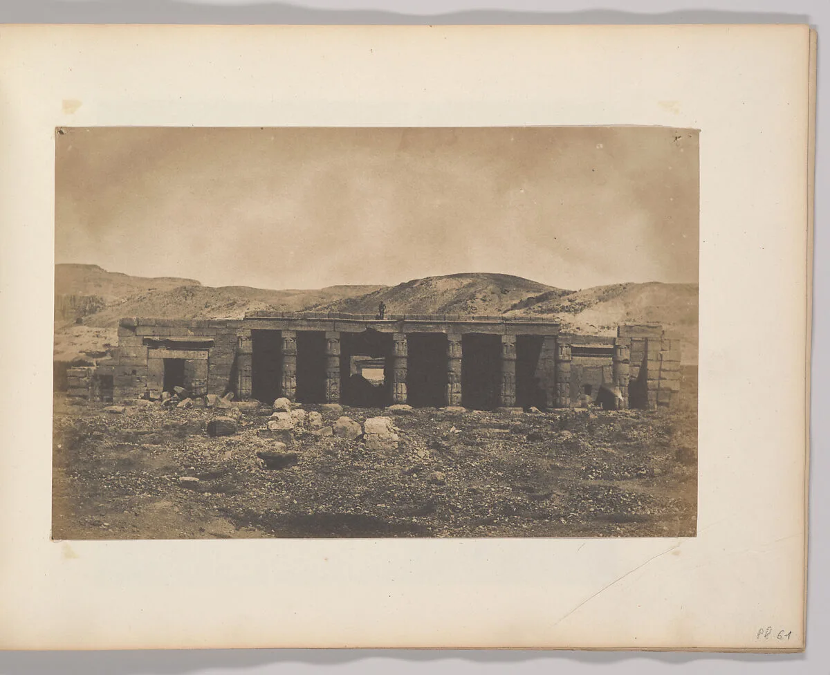 Gournah. Palais de Ménephta 1er — Maxime Du Camp