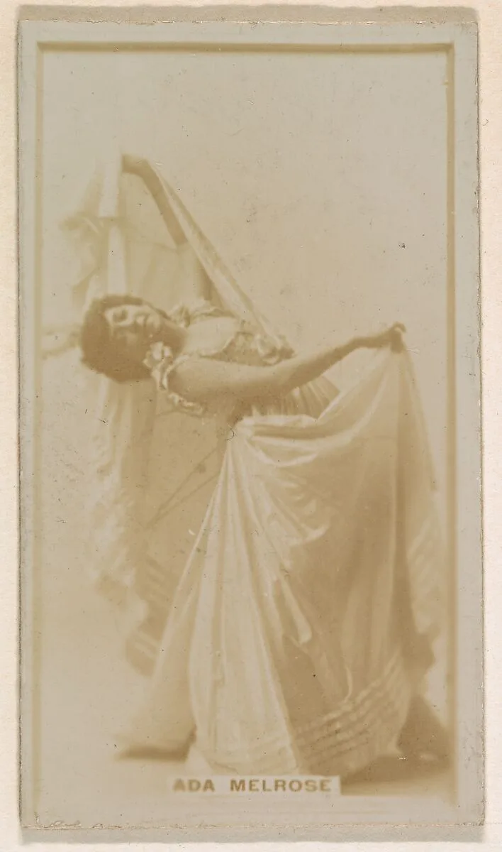 Ada Melrose, from the Actresses series (N245) issued by Kinney Brothers to promote Sweet Caporal Cigarettes — Kinney Brothers Tobacco Company