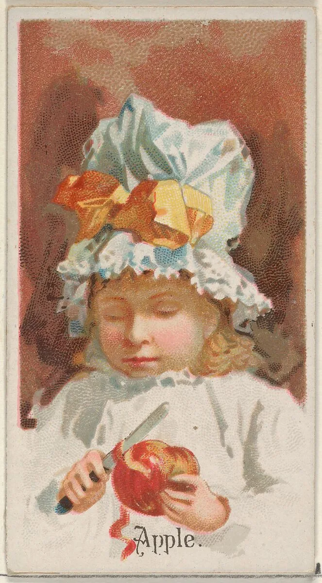 Apple, from the Fruits series (N12) for Allen & Ginter Cigarettes Brands — Allen & Ginter|George S. Harris & Sons