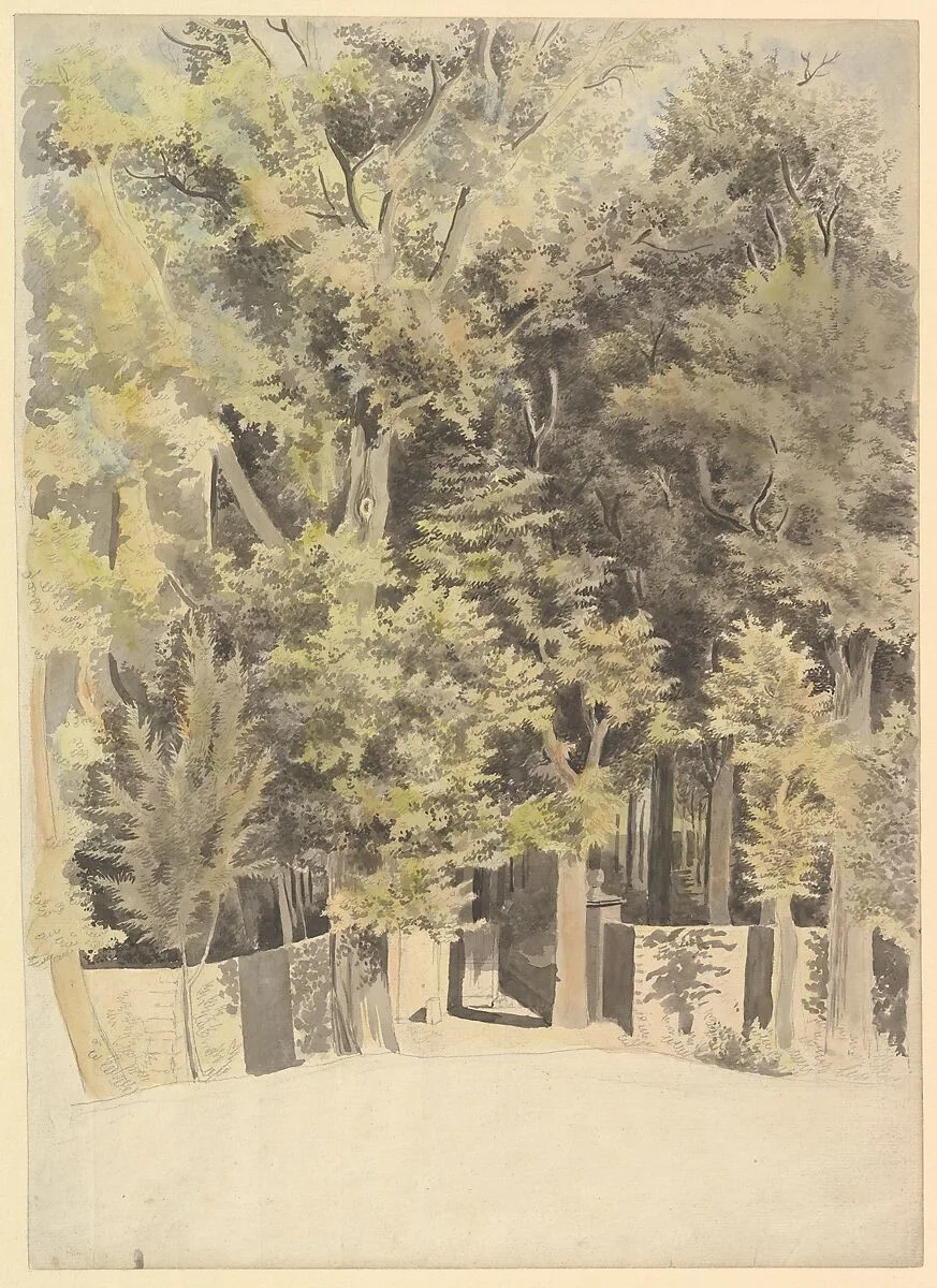 Trees by an Entrance to a Park — Theodosius Forrest