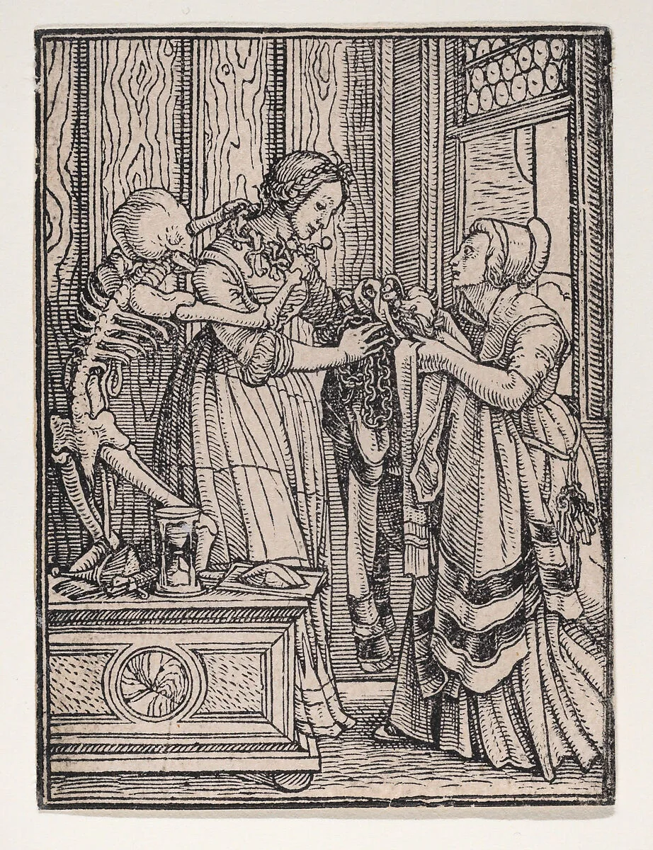 The Countess, from The Dance of Death — Hans Holbein the Younger|Hans Lützelburger