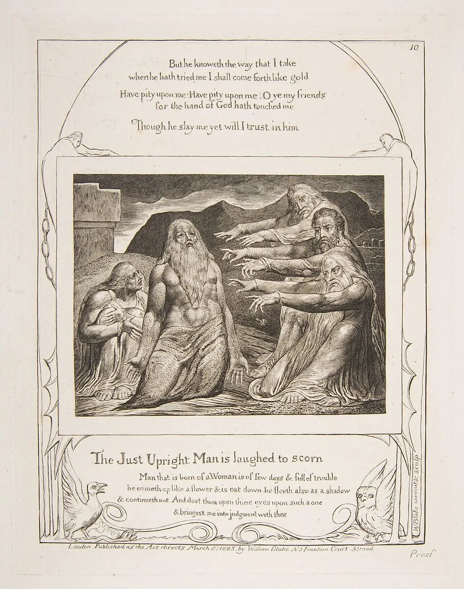 Job rebuked by his Friends — William Blake|William Blake