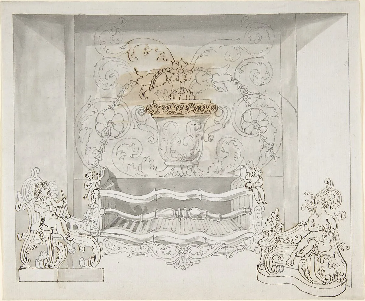 Design for a Cast-iron Grate — Benjamin Dean Wyatt