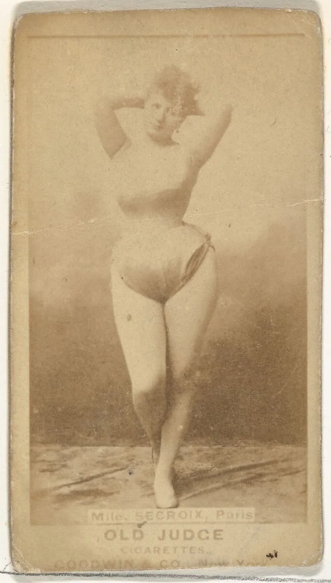 Mlle. Secroix, Paris, from the Actors and Actresses series (N171) for Old Judge Cigarettes — Goodwin & Company