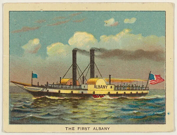 The First Albany, from the "Hudson-Fulton" series (T72), issued with Turkey Red Cigarettes by the American Tobacco Company — American Tobacco Company