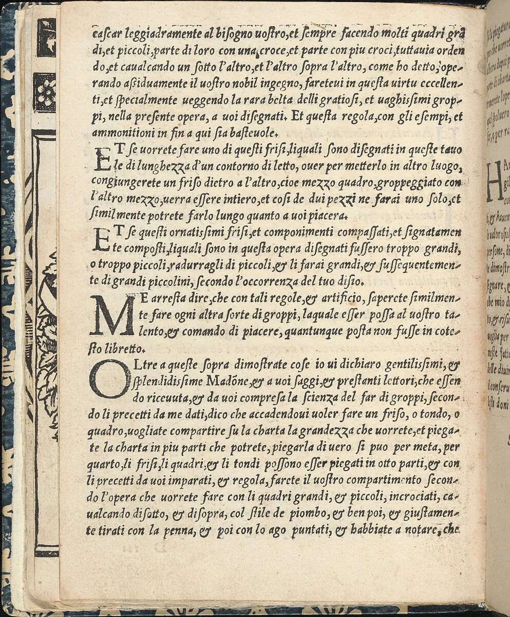 Essempio di recammi, page 27 (verso) — Giovanni Antonio Tagliente|Giovanni Antonio di Nicolini da Sabio e i fratelli