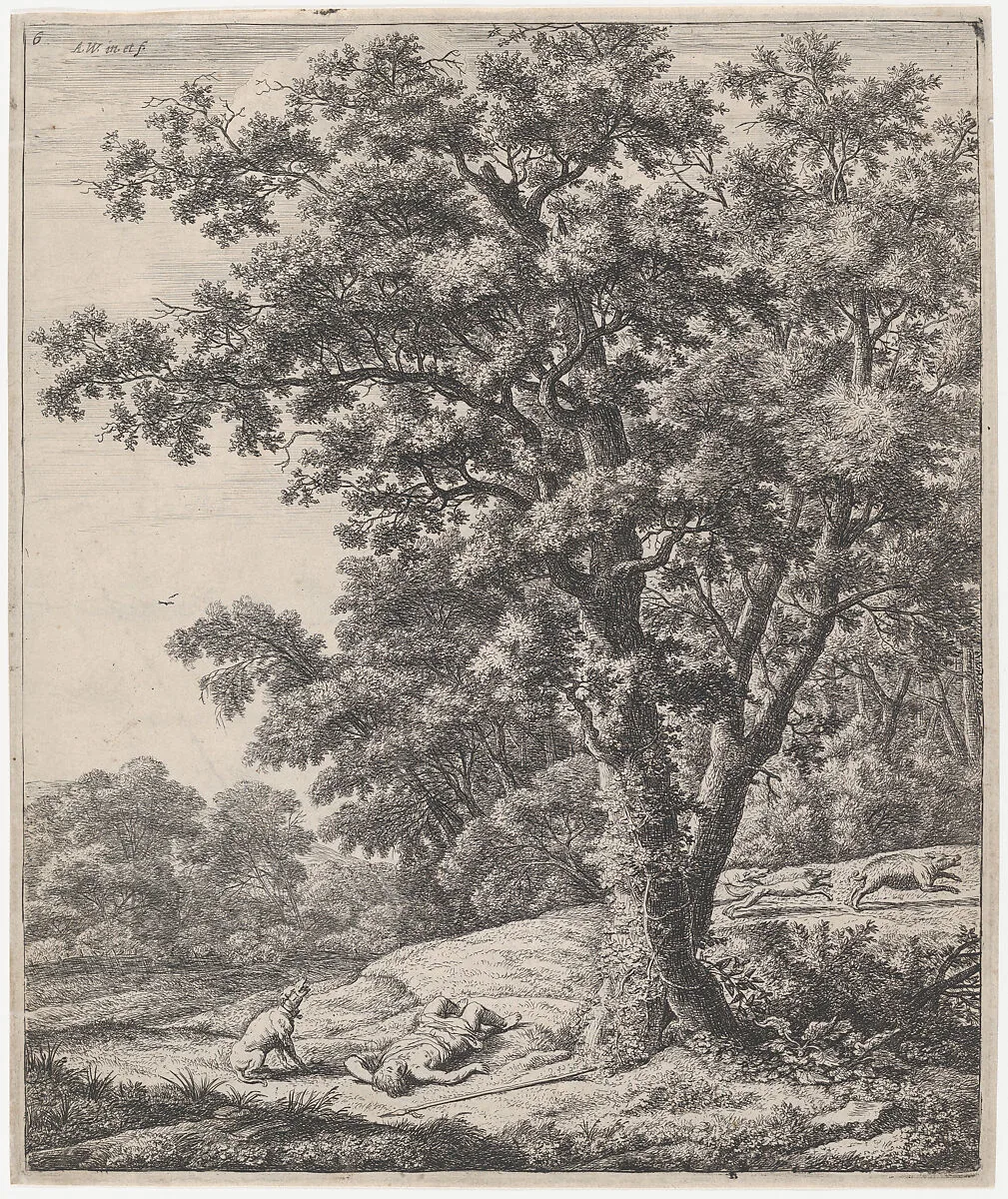 The Death of Adonis — Anthonie Waterloo