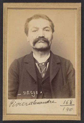 Pivier. Alexandre. 53 ans, né à Rochevan (Savoie). Tailleur d'habits. Anarchiste. 7/3/94.