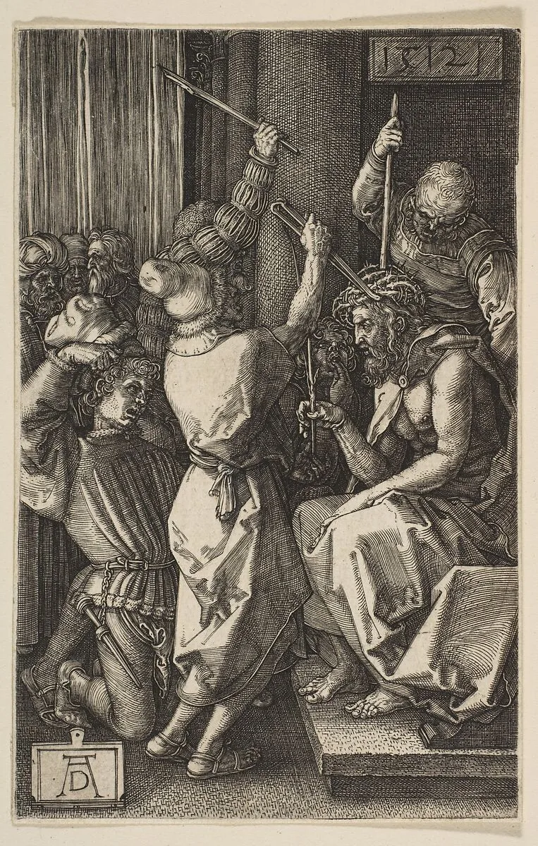 Christ Crowned with Thorns, from "The Engraved Passion" — Albrecht Dürer
