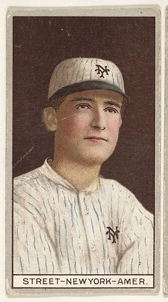 Street, New York, American League, from the Brown Background series (T207) for the American Tobacco Company — American Tobacco Company
