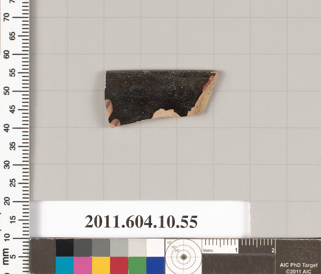 Terracotta rim fragment of a kylix (drinking cup) — Unknown