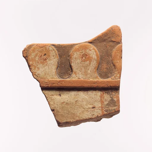 Fragment of a terracotta architectural tile