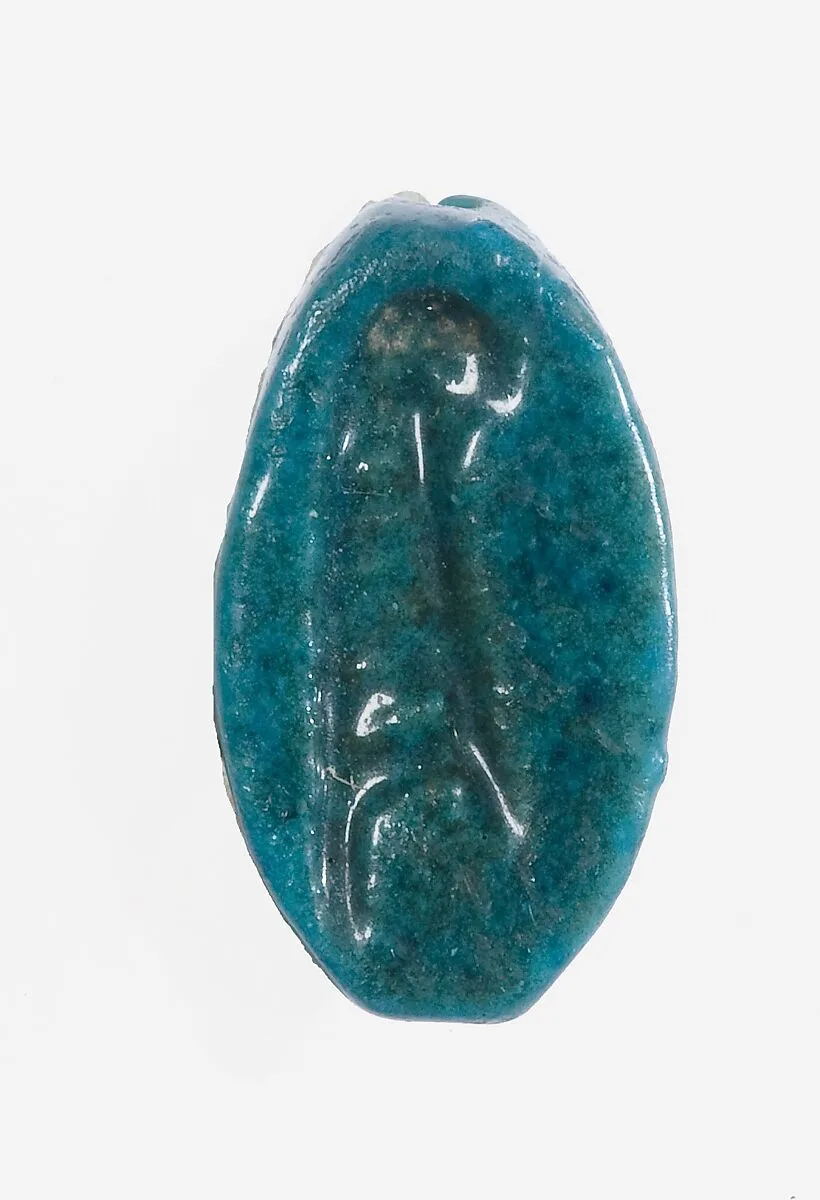 Cowroid Seal with Maat inscription — Unknown