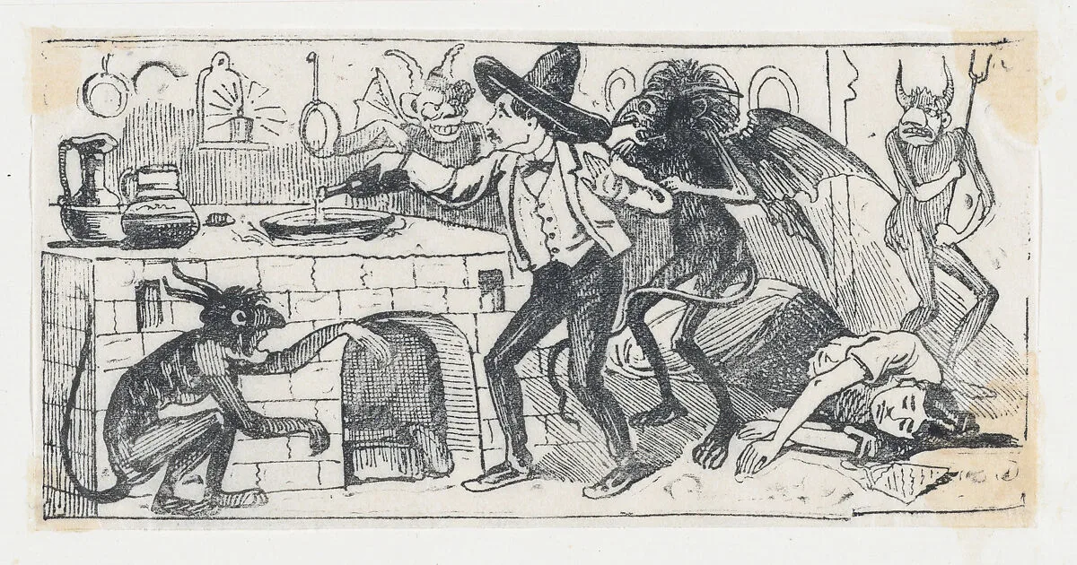 The infamous son who poisoned his parents — José Guadalupe Posada
