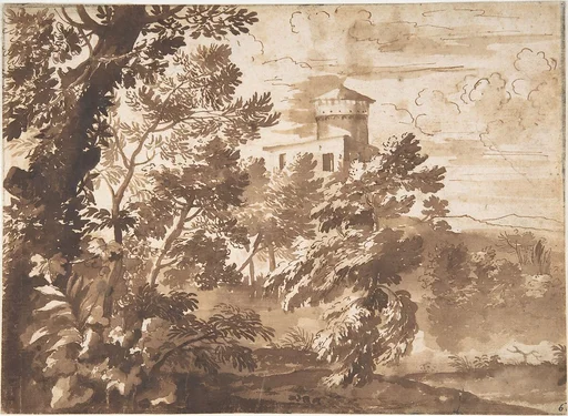 Wooded Landscape with a Tower