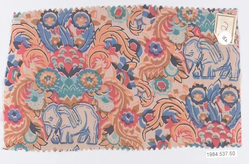 Textile sample, from the ¦Franko Prints¦ series
