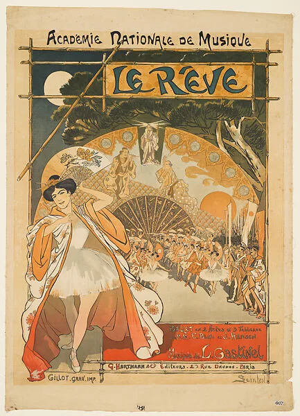 Le Rêve (Académie Nationale de Musique) — Théophile-Alexandre Steinlen